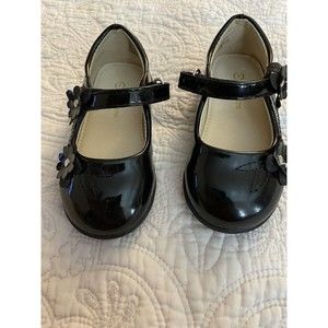 Mint Kids Flat Hook & Loop Black Size 7